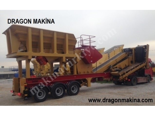 80 ~ 100 Ton / Saat Seyyar Primer Kırma Eleme Tesisi