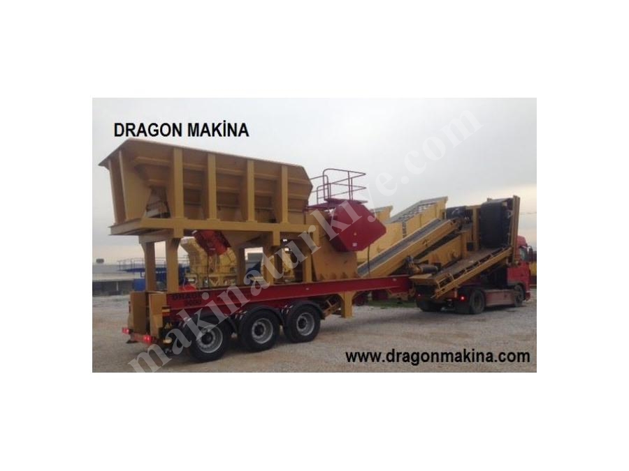 80 ~ 100 Ton / Saat Seyyar Primer Kırma Eleme Tesisi