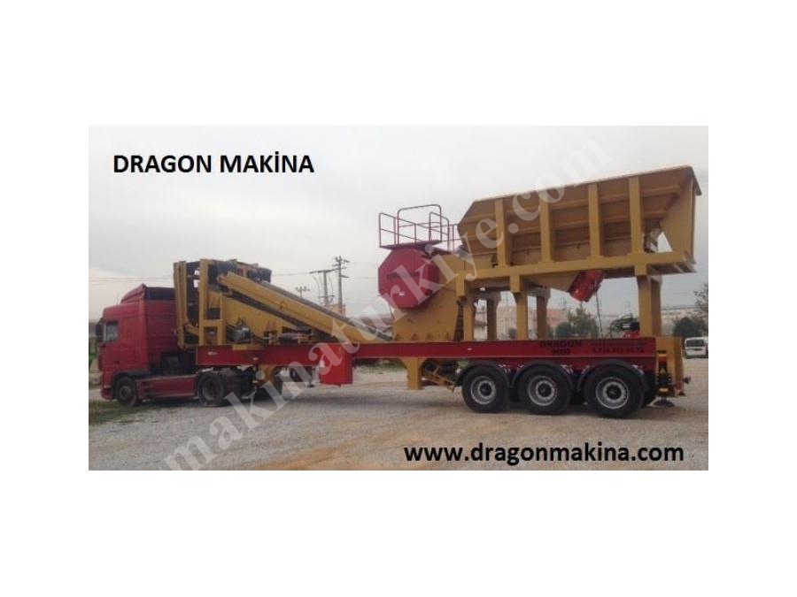 80 ~ 100 Ton / Saat Seyyar Primer Kırma Eleme Tesisi