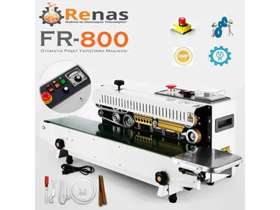 FR800 ( İthal Ürün) Otomatik Poşet Yapıştırma Makinası  İlanı
