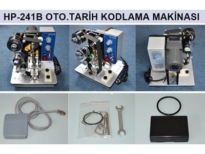 3 Satır Otomatik Hot Foil Tarih Kodlama Makinası	 - 1