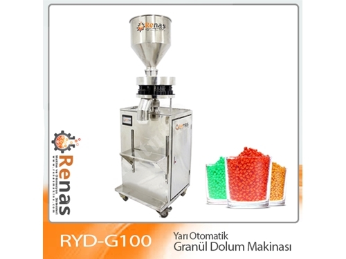 Machine de remplissage de granulés semi-automatique (Ryd-G100)