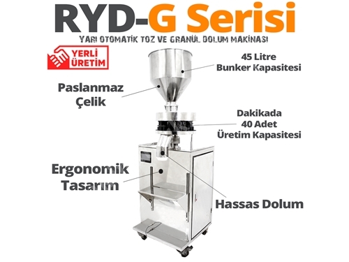 Machine de remplissage de granulés semi-automatique (Ryd-G100)