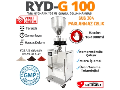 Halbautomatische (Ryd-G100) Granulat-Füllmaschine - 3