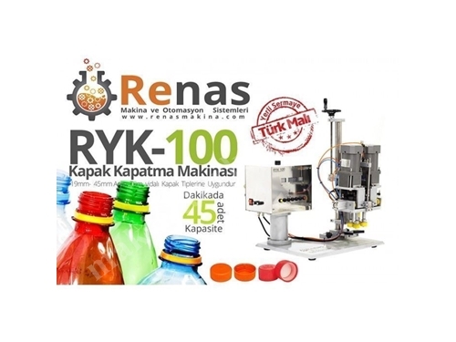 RKY 100 Kapak Kapatma Makinası