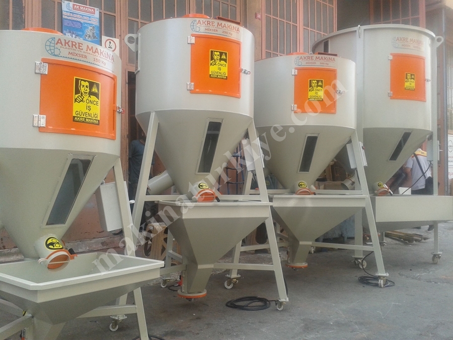 1000 Kg Plastik Hammadde Karıştırıcı Mikser 