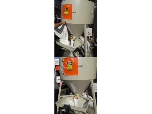 Silo Ham Madde Karıştırıcı Mikser 1000 Kg Pvc Mikser