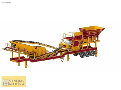 150-240 Ton / Saat Çeneli Kırıcılı Kapalı Devre Kırma Eleme Mobil Konkasör - 0