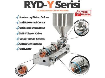 5-20 Adet/Dakika Sıvı Gıda Dolum Makinası  - 1