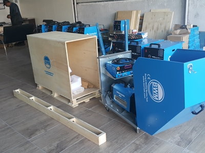 Ø42 - 400 mm Mobil Sıkıcı Ve Yüzey Kaplama Seyyar Borvek Makinası 
