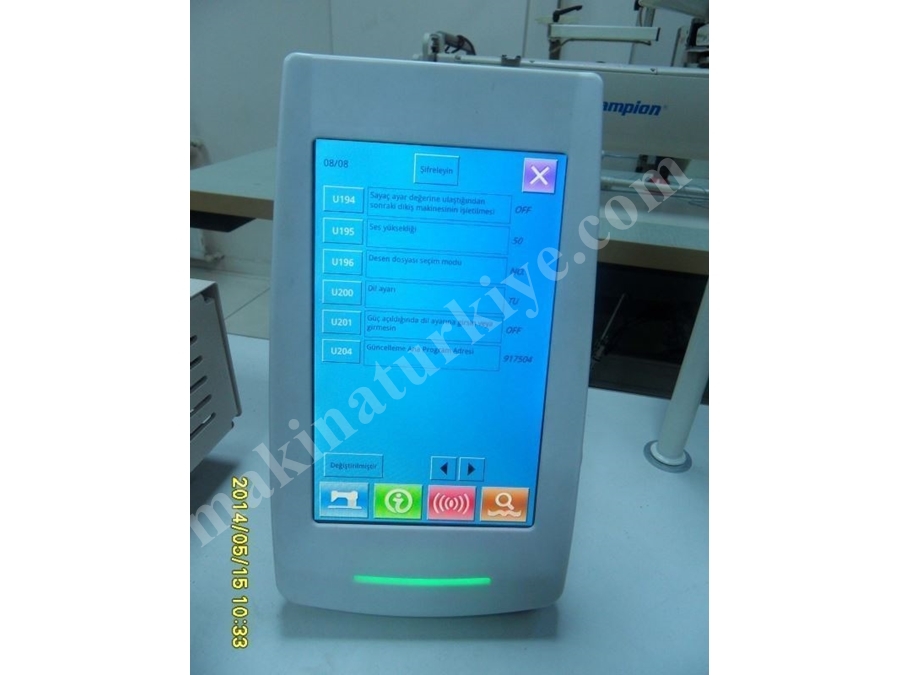 Programlanır Deri Dikiş Desen Otomatı-20x30cm