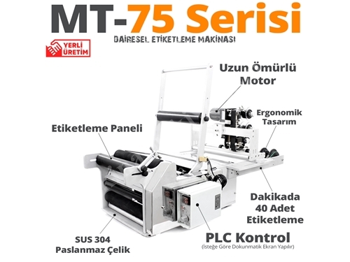 MT75 SPH Halbautomatische Datumsdruck Etikettiermaschine