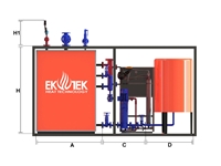 50 - 1500 kg / Hour 1 - 5 Bar Electric Steam Generator - 2