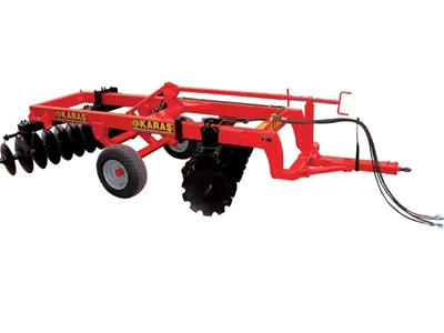 Offset Disc Harrow with Hydraulic Lift Trailer Type