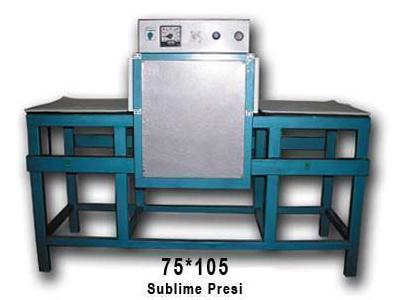 105x75 cm Yarı Otomatik Çift Yataklı Transfer Baskı Presi - 3