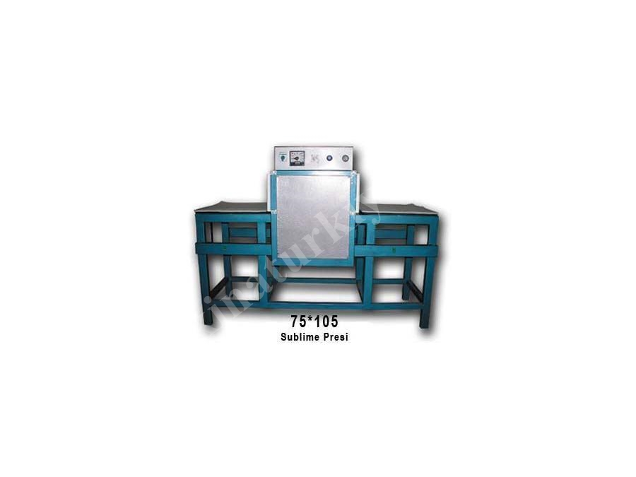 105x75 cm Yarı Otomatik Çift Yataklı Transfer Baskı Presi