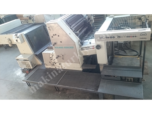Roland Rzk3b 2 Renk R Matic Alkol Ofset Baskı Makinası