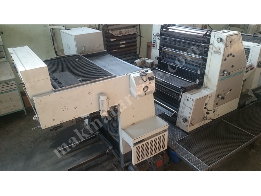 Roland Rzk3b 2 Renk R Matic Alkol Ofset Baskı Makinası