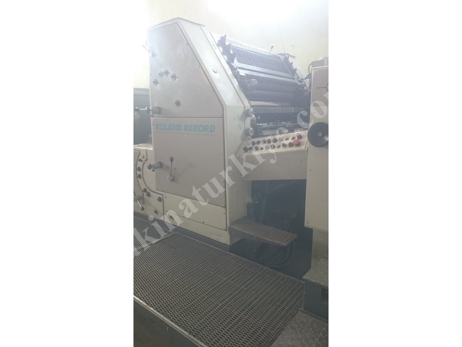 Roland Rzk3b 2 Renk R Matic Alkol Ofset Baskı Makinası