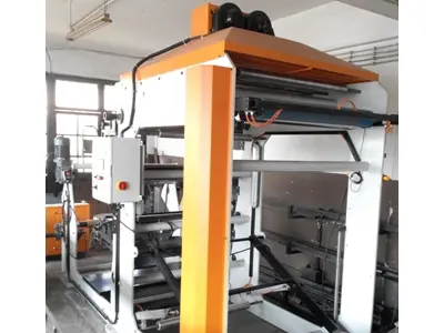 3-х цветная флексографская машина для печати картонных стаканов