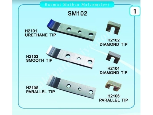H02 Sm Cd Printmaster Gto Makina Tırnak Çeşitleri 