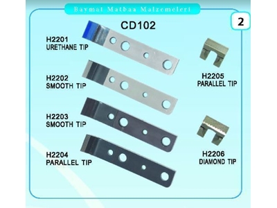 H02 Sm Cd Printmaster Gto Makina Tırnak Çeşitleri  - 1