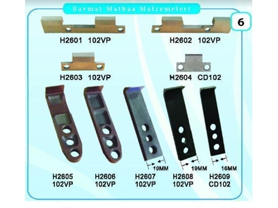 H02 Sm Cd Printmaster Gto Makina Tırnak Çeşitleri  - 5