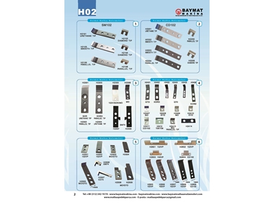 H02 Sm Cd Printmaster Gto Makina Tırnak Çeşitleri  - 6