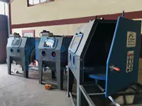 Vacuum Cabin Sandblasting Machine