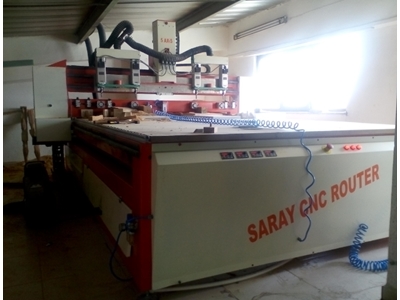 5 Eksen Lukens Cnc Router Masa Sandalye Ayağı İşleme Makinası  - 0