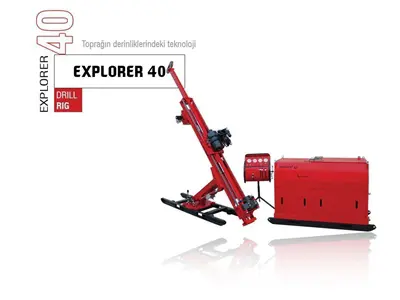 Teksomak Explorer 40 Surface Drill, Underground Drilling Machine