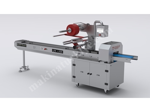 200 Paket/ Dk Kapasiteli Yatay Paketleme (Ambalaj) Makinası Um-1200 