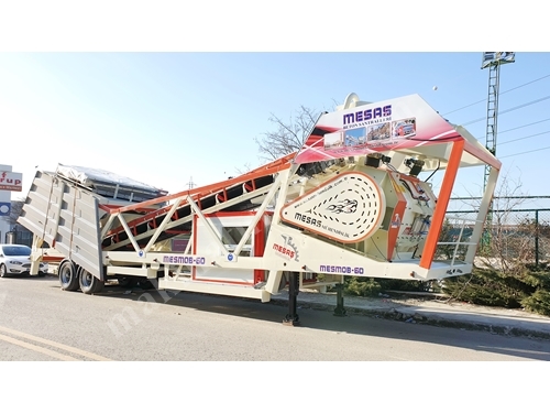 60 m3/h Sıfır Mobil Beton Santrali