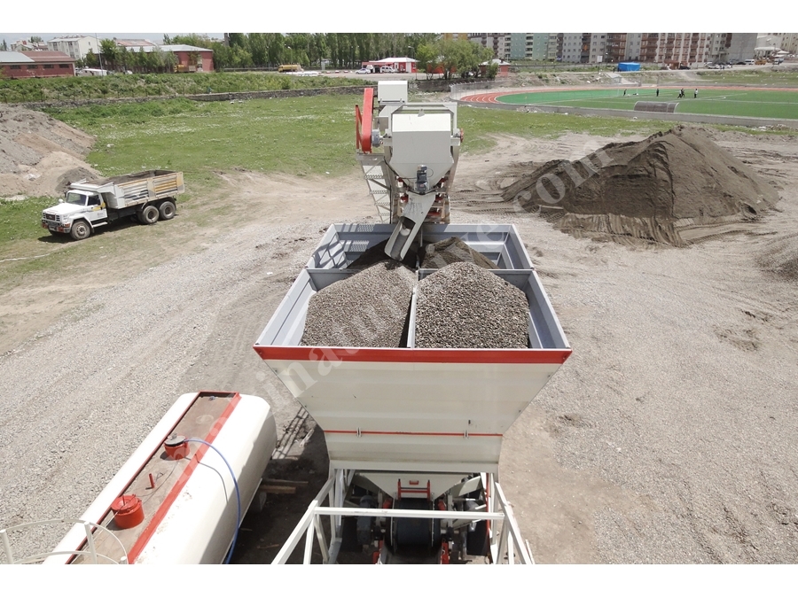 60 m3/h Neue mobile Betonanlage