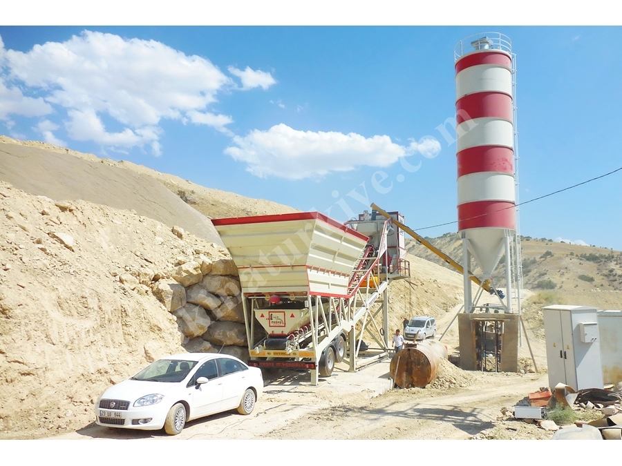 60 m3/h Neue mobile Betonanlage