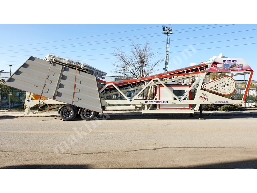 60 m3/h Neue mobile Betonanlage