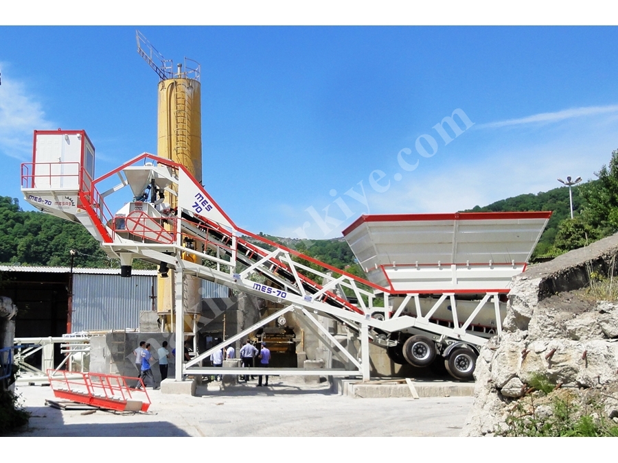 60 m3/h Neue mobile Betonanlage