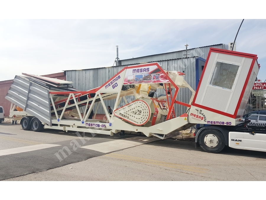 60 m3/h Neue mobile Betonanlage