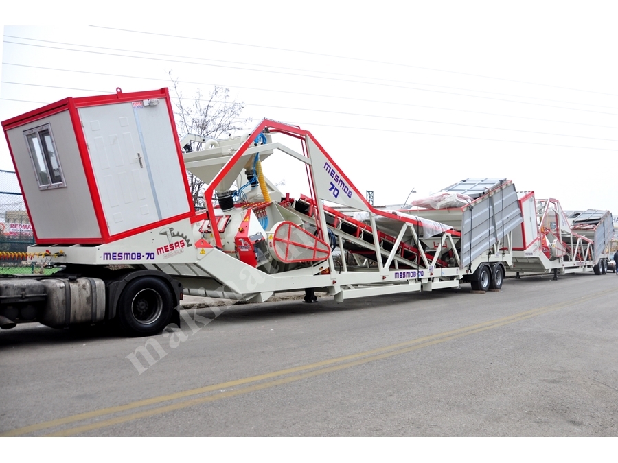 60 m3/h Neue mobile Betonanlage