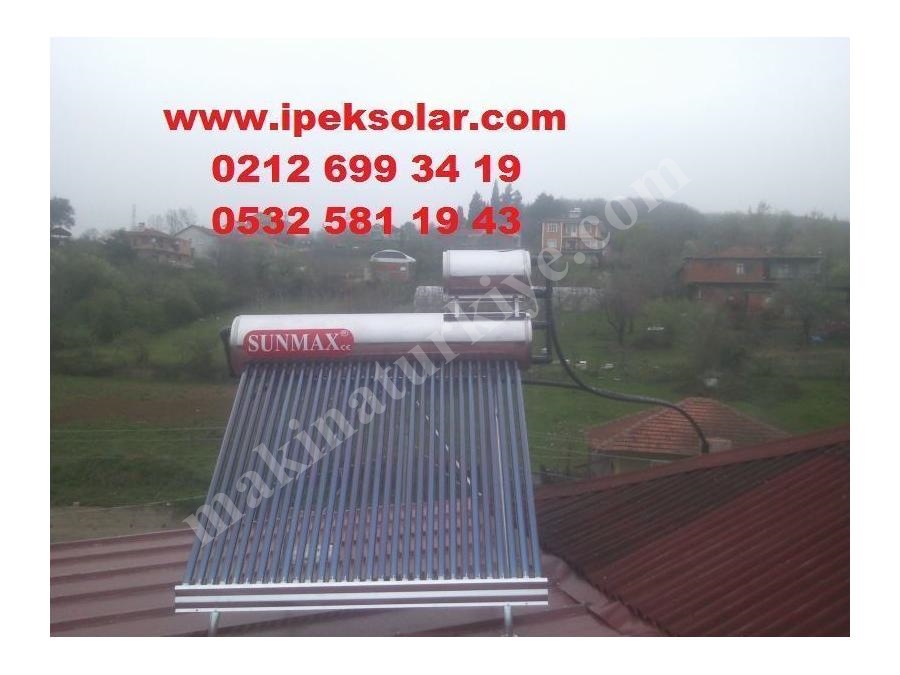 Güneş Enerji Sistemleri  İpeksolar Vakum Tüplü F Tipi