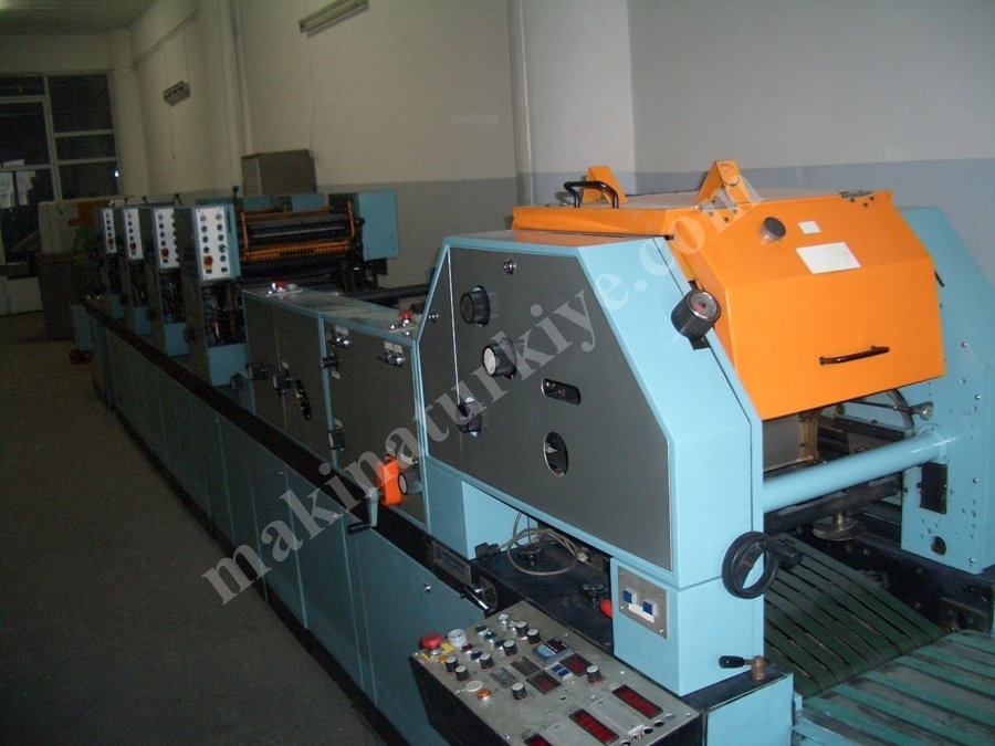 Edelmann V 38 4 Renkli Baskı Makinası