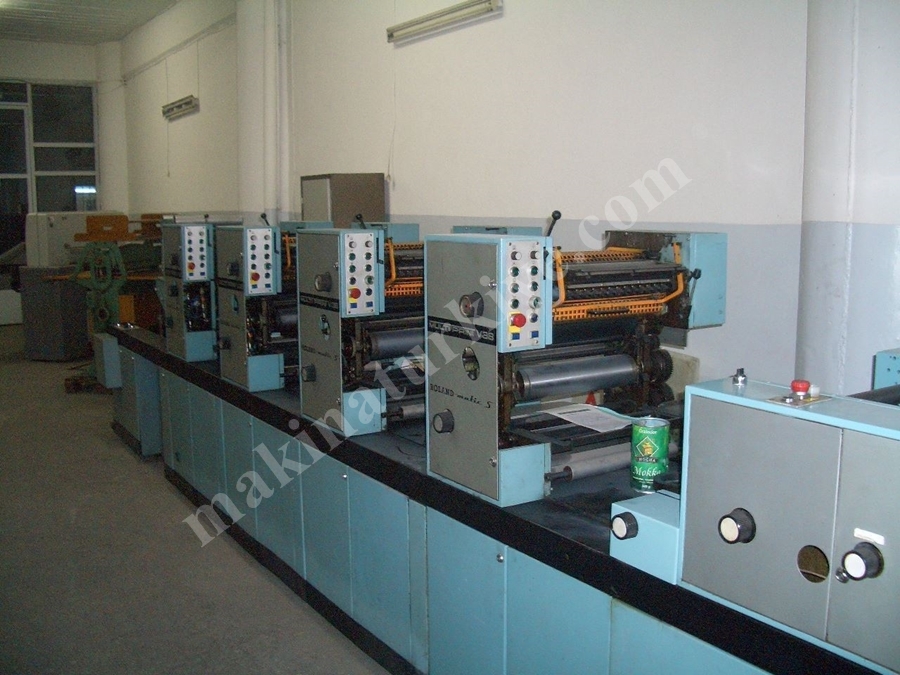 Edelmann V 38 4 Renkli Baskı Makinası