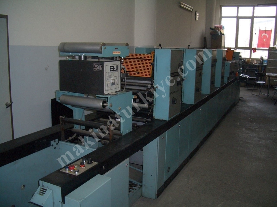 Edelmann V 38 4 Renkli Baskı Makinası