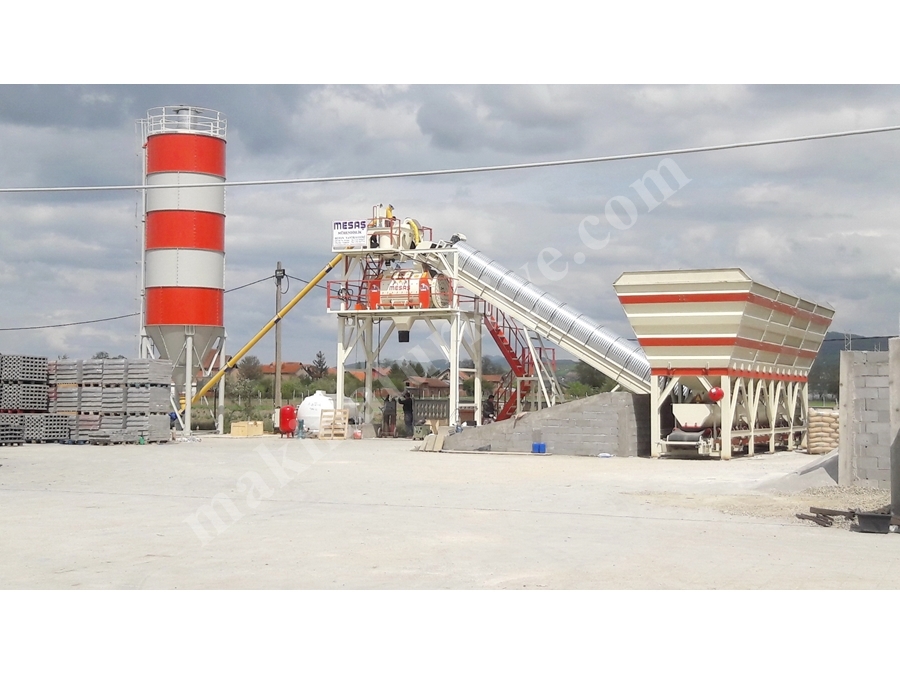 60 m3/h Sabit Beton Santrali