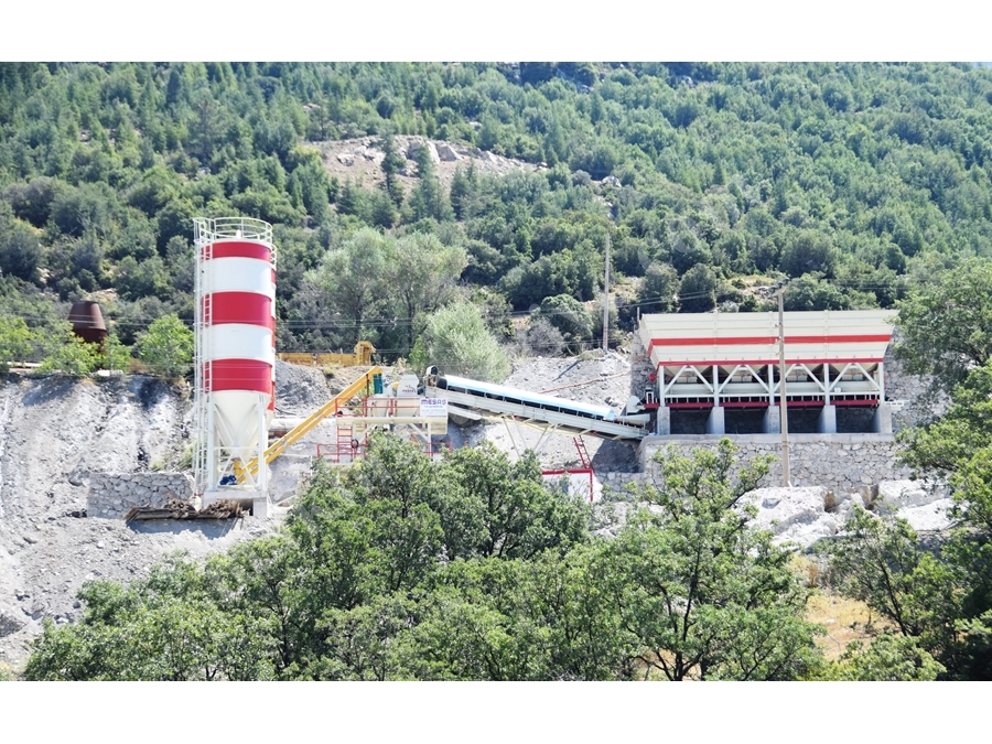 60 m3/h Sabit Beton Santrali