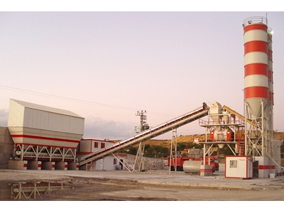 100 m3/h Sabit Beton Santrali - 0