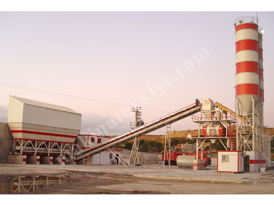 100 m3/h Sabit Beton Santrali