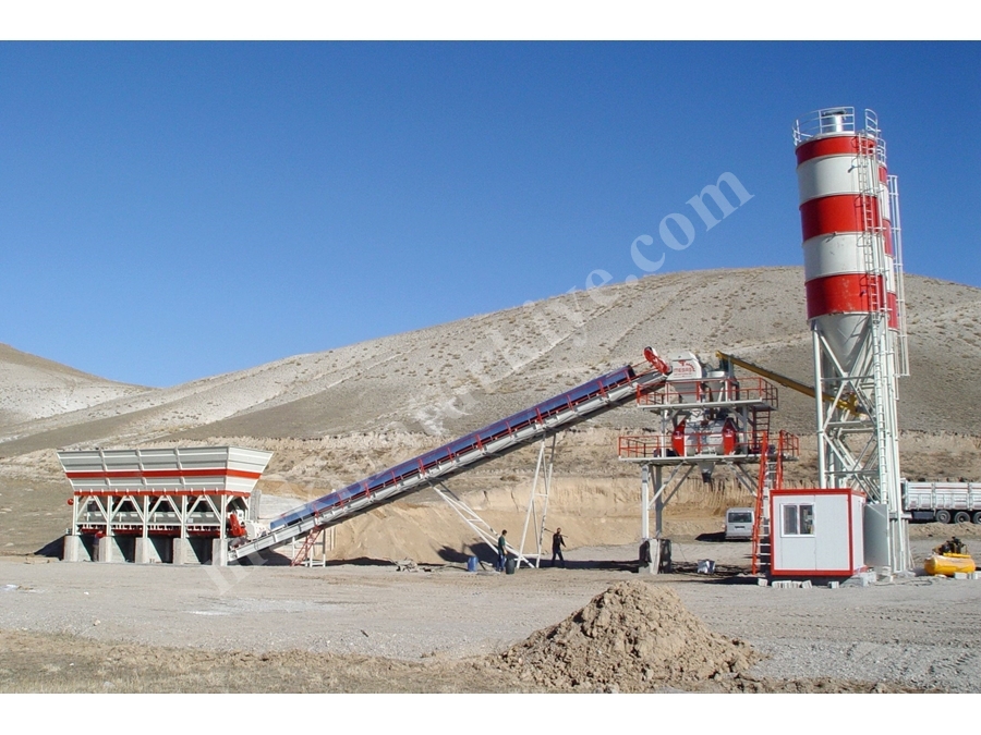 100 m3/h Sabit Beton Santrali