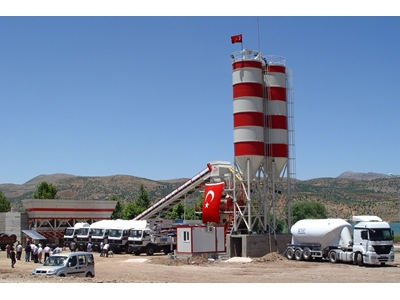 100 m3/h Sabit Beton Santrali - 7