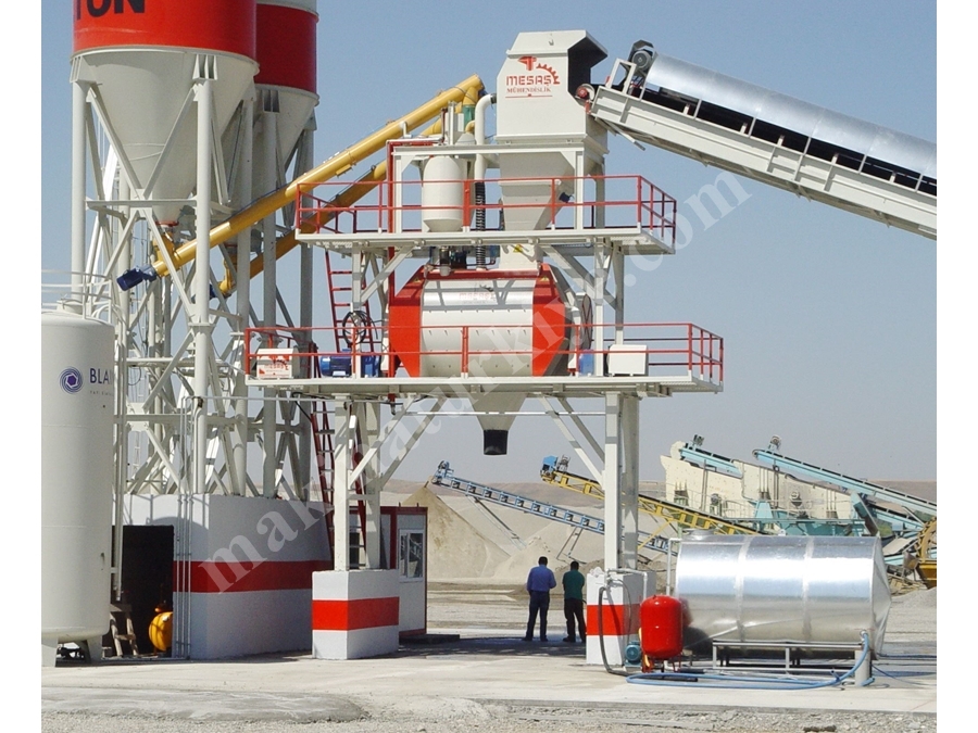 100 m3/h Sabit Beton Santrali